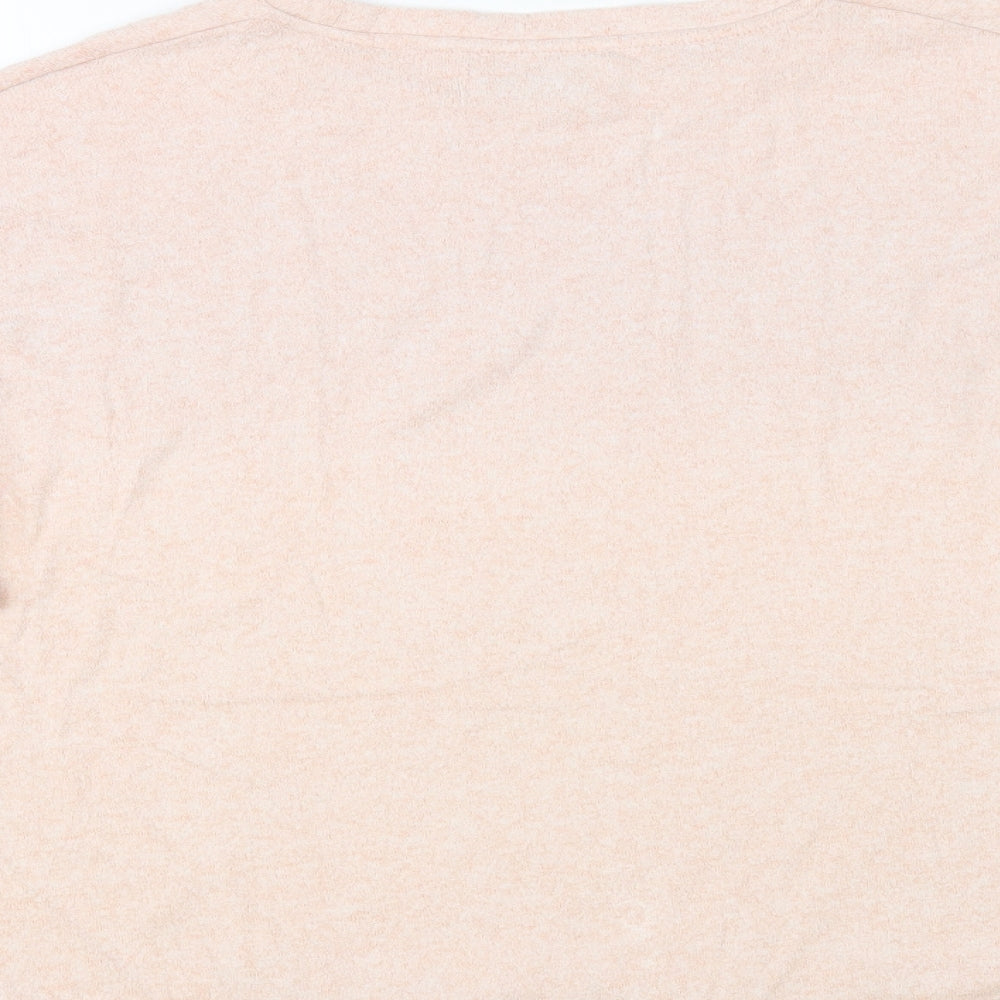 Wallis Womens Pink Viscose Pullover Sweatshirt Size L Pullover