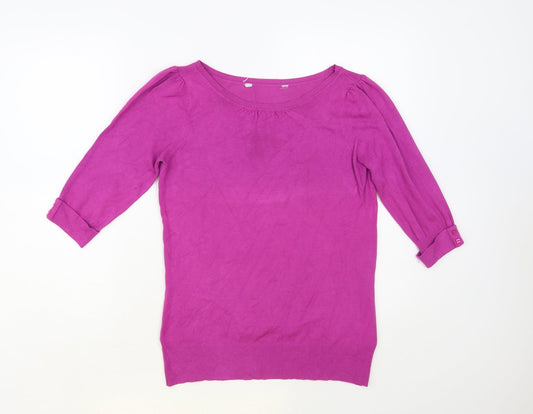 Womens UK Size 10 Debenhams Pink Pullover Jumper