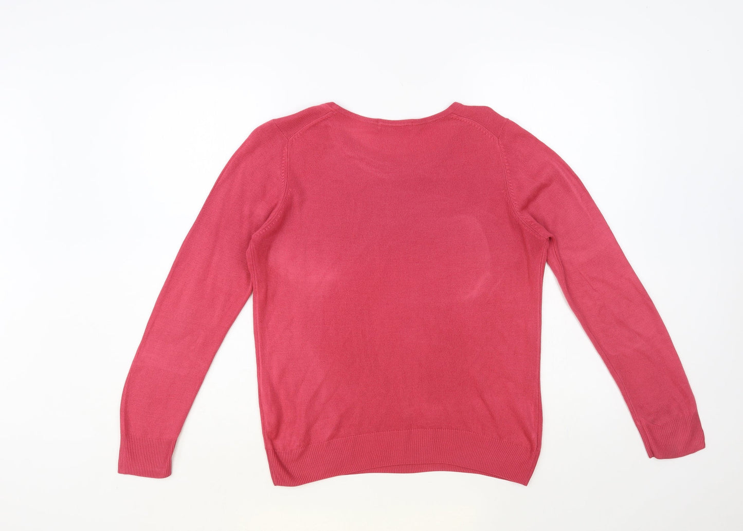 Womens UK Size 10 Marks and Spencer Pink Pullover Jumper