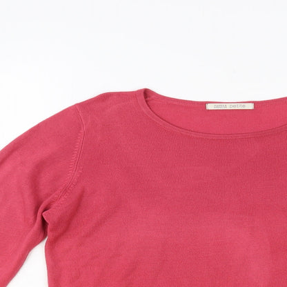 Womens UK Size 10 Marks and Spencer Pink Pullover Jumper