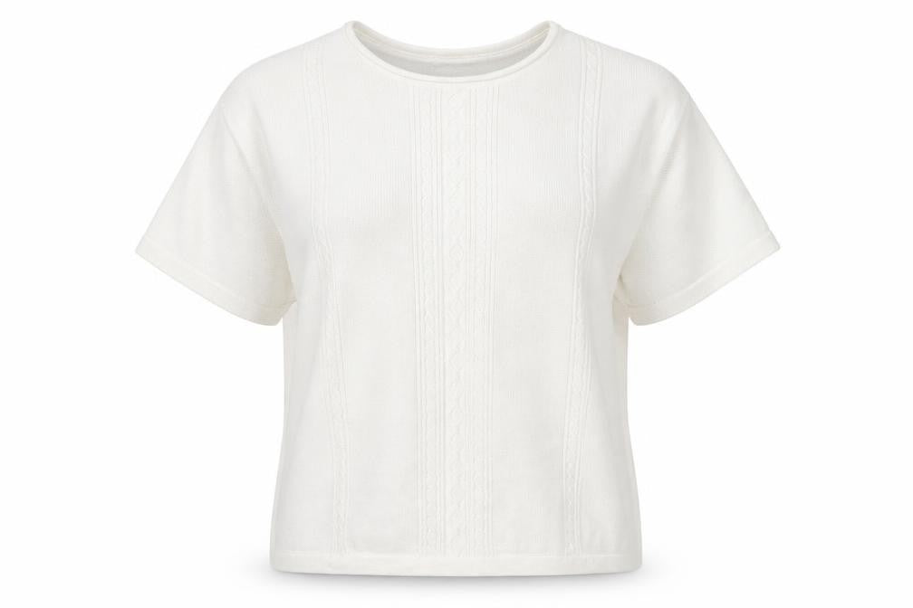 Womens UK Size L Jumper White Pullover Jumper