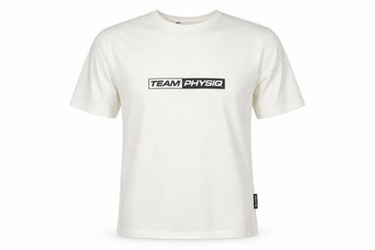 Physiq Mens White Cotton Pullover T-Shirt Size L Crew Neck Pullover