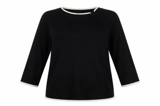 Womens UK Size 16 Profile Black Pullover Jumper