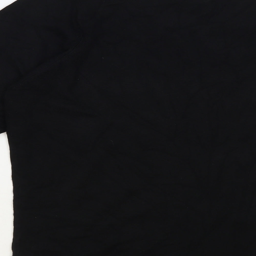 Womens UK Size 16 Profile Black Pullover Jumper