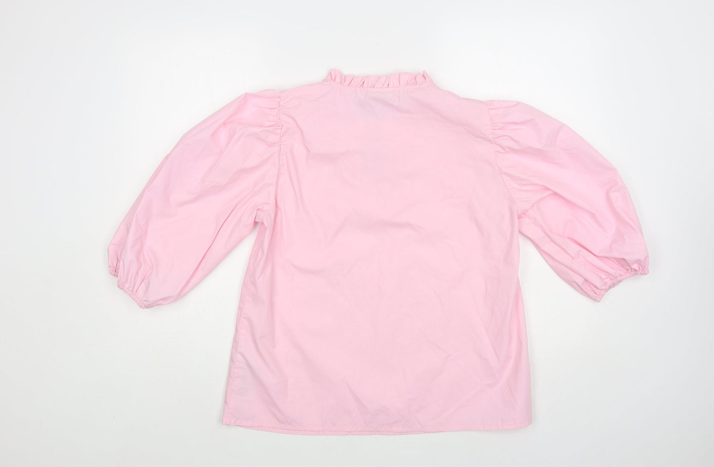 Womens UK Size 8 Kaffe Pink Basic Blouse