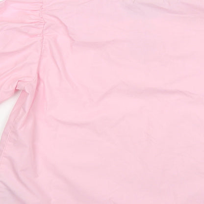 Womens UK Size 8 Kaffe Pink Basic Blouse