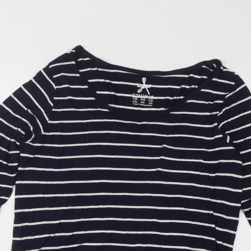 Womens UK Size 16 Atmosphere Blue Pullover Jumper