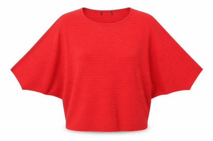 Womens UK Size 10 F&F Red Pullover Jumper