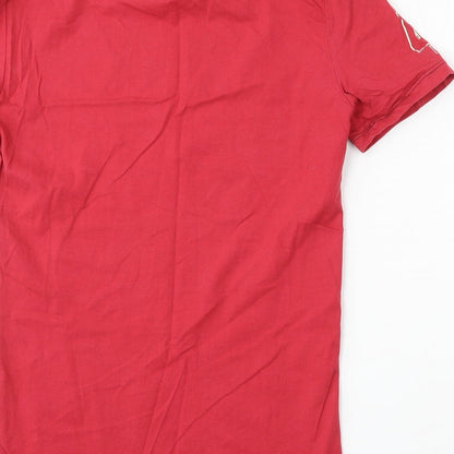 TU Mens Red Cotton T-Shirt Size S Round Neck - San Francisco 49ers