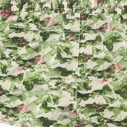 Atmosphere Womens Green Floral Polyester Bermuda Shorts Size 10 L4 in Regular Drawstring