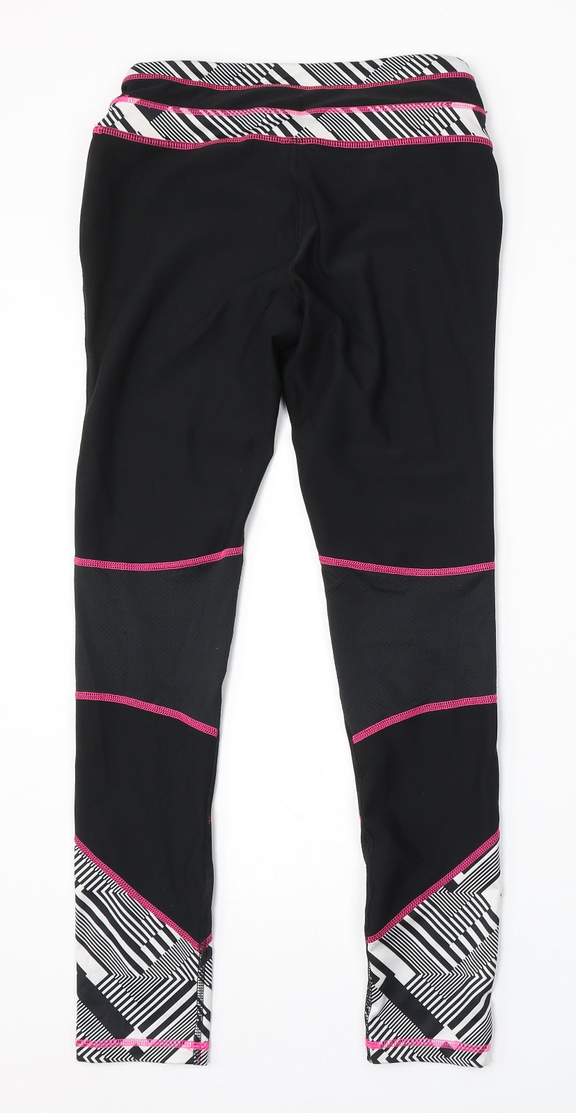 RBX Womens Black Geometric Polyester Jogger Leggings Size S L28 in Regular