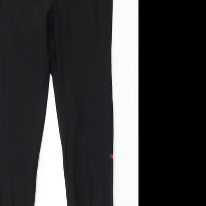 RBX Womens Black Geometric Polyester Jogger Leggings Size S L28 in Regular