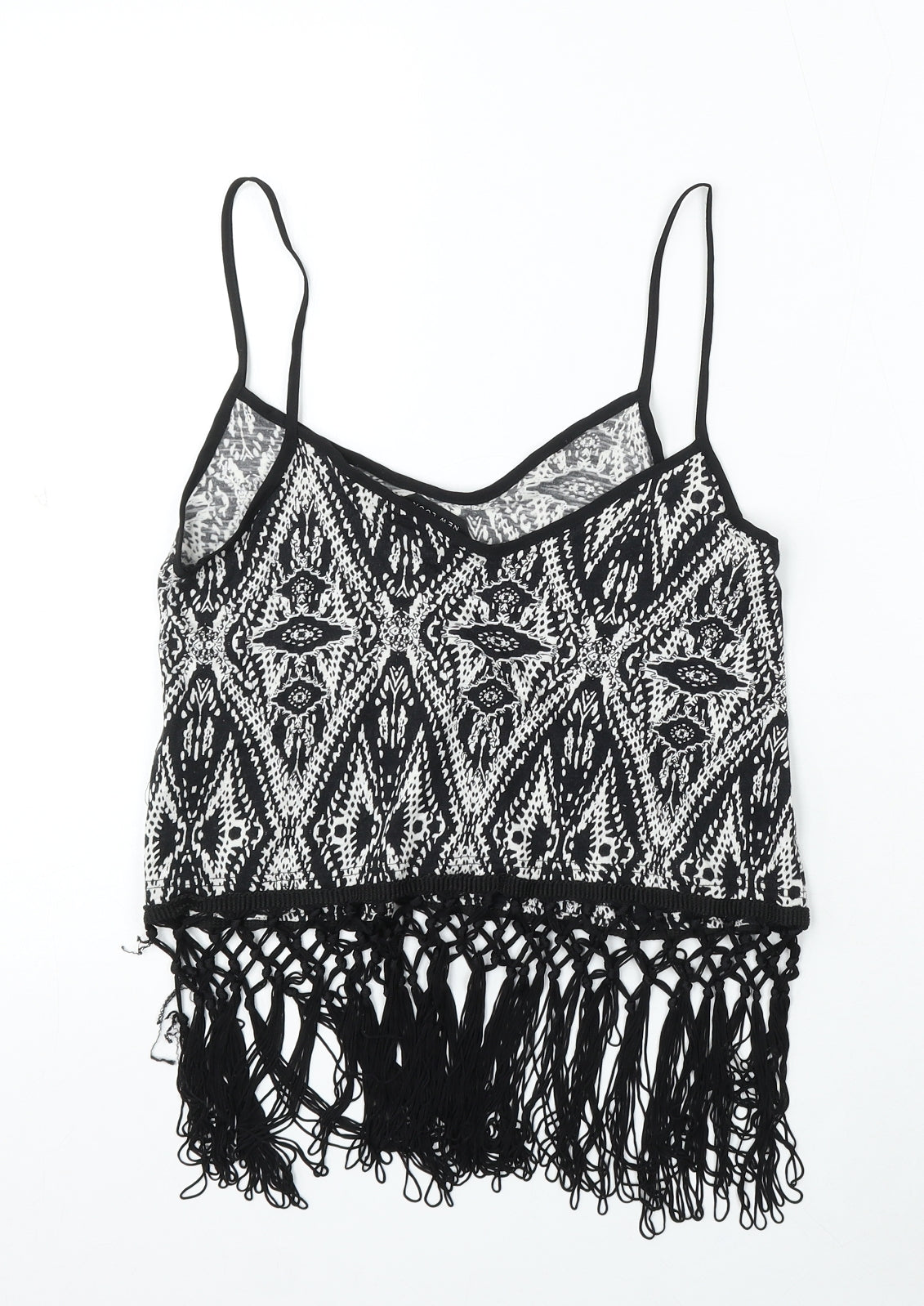 Womens UK Size 12 New Look Black Basic Tank