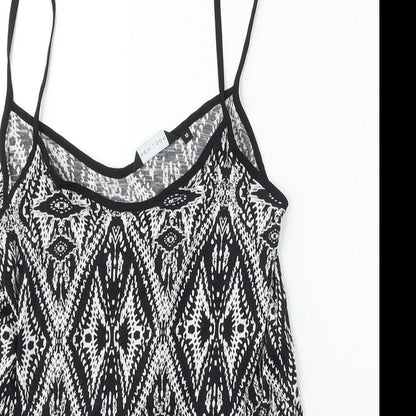Womens UK Size 12 New Look Black Basic Tank