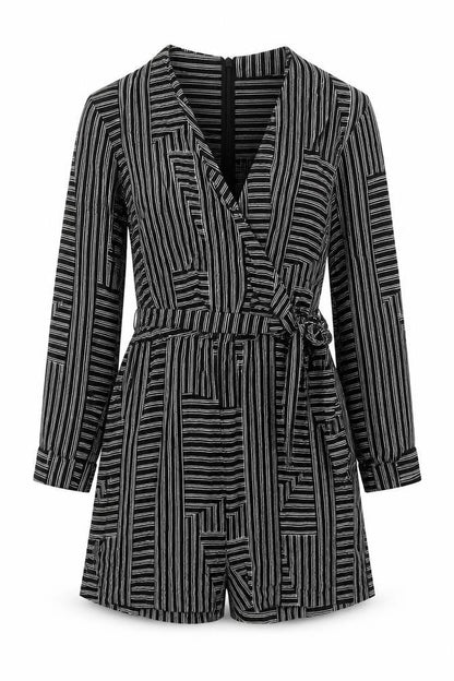 Womens UK Size 8 Topshop One-Piece Black Playsuit