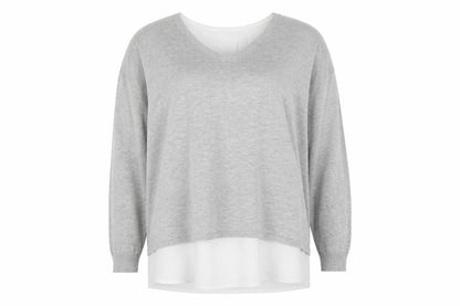 Womens UK Size 18 Atmosphere Grey Pullover Jumper