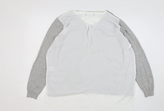 Womens UK Size 18 Atmosphere Grey Pullover Jumper