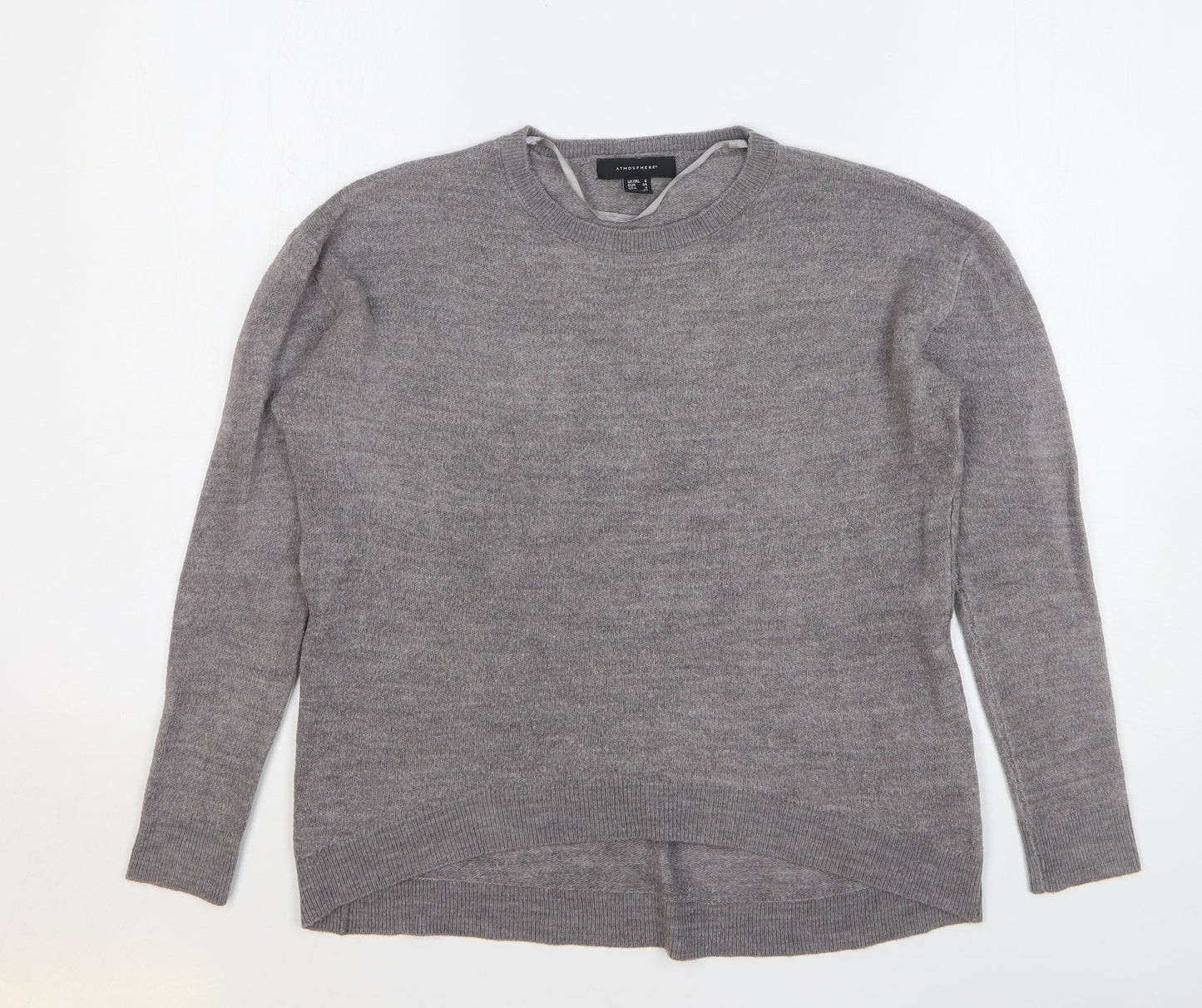 Womens UK Size 6 Atmosphere Grey Pullover Jumper