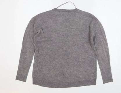 Womens UK Size 6 Atmosphere Grey Pullover Jumper