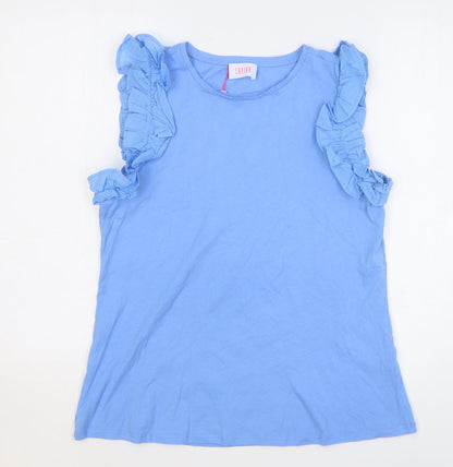 Womens UK Size L Savida Blue Basic Tank
