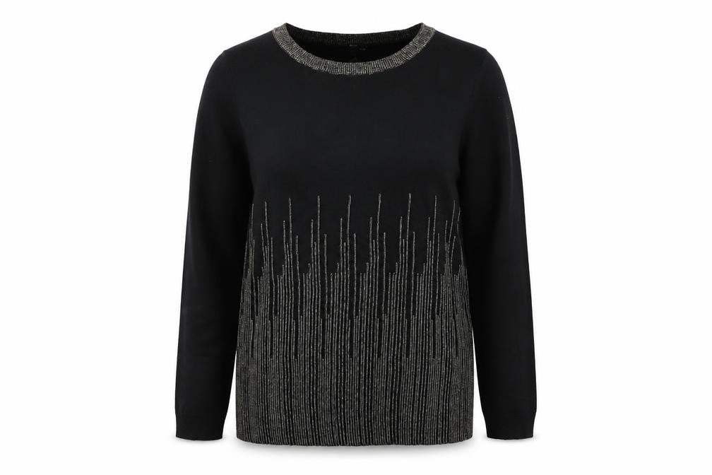 Womens UK Size 12 Intuition Black Pullover Jumper