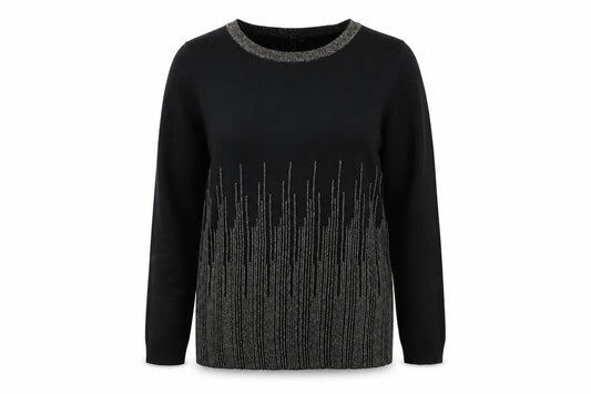 Womens UK Size 12 Intuition Black Pullover Jumper