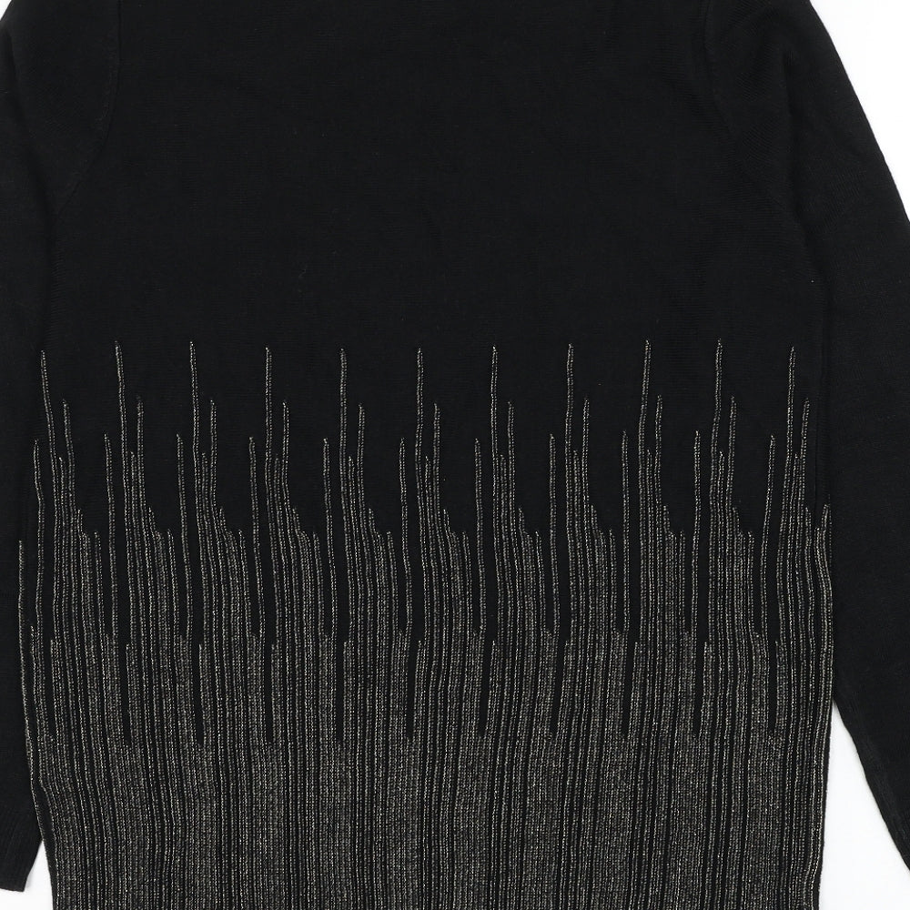 Womens UK Size 12 Intuition Black Pullover Jumper