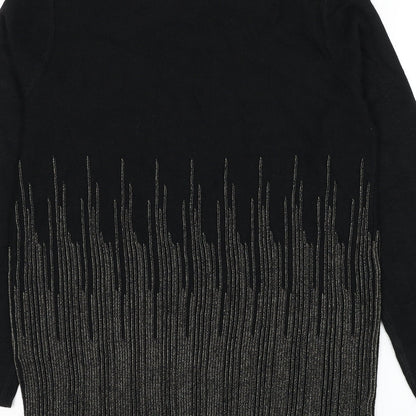 Womens UK Size 12 Intuition Black Pullover Jumper