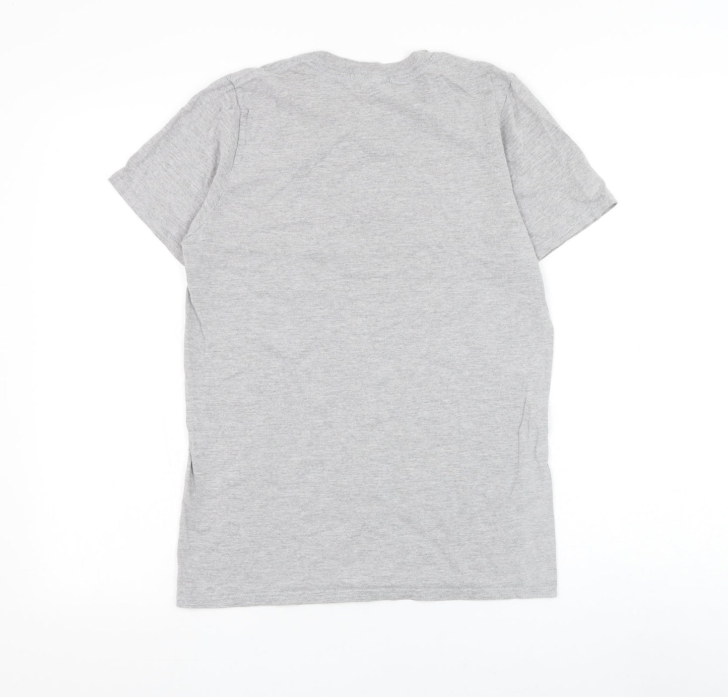 Womens UK Size S Missguided Grey Basic T-Shirt