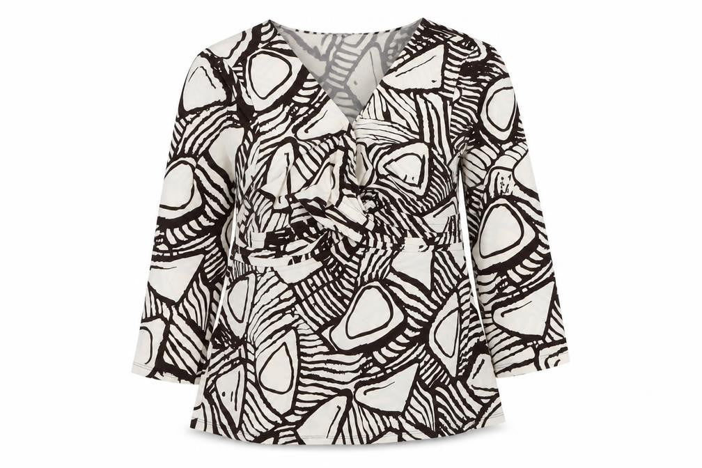 Womens UK Size 2XL Reflections Ivory Basic Blouse
