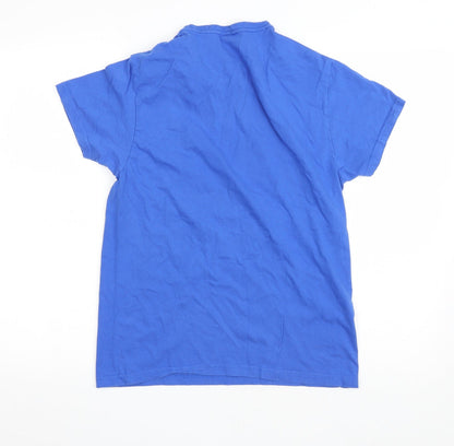 JHK Boys Blue Cotton Basic T-Shirt Size XS Round Neck Pullover - Fortnite