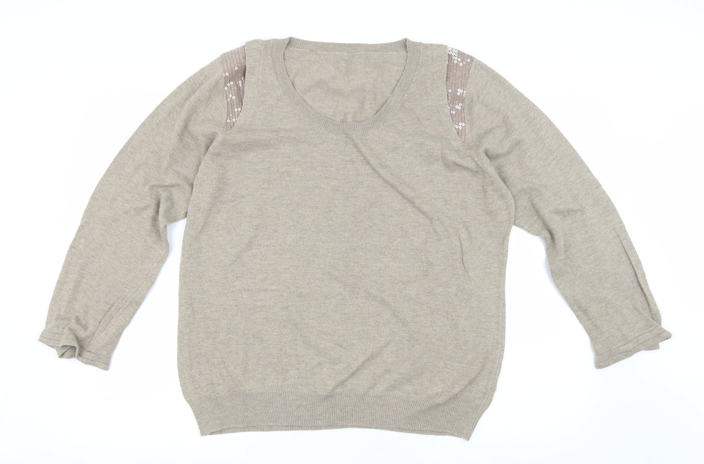 Womens UK Size 20 Dorothy Perkins Brown Pullover Jumper