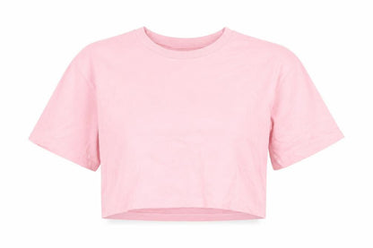 Womens UK Size XS Dunnes Stores Pink Cropped T-Shirt