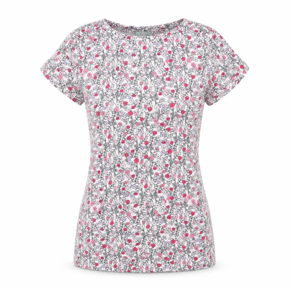Womens UK Size XS United Colors of Benetton Multicoloured Basic T-Shirt