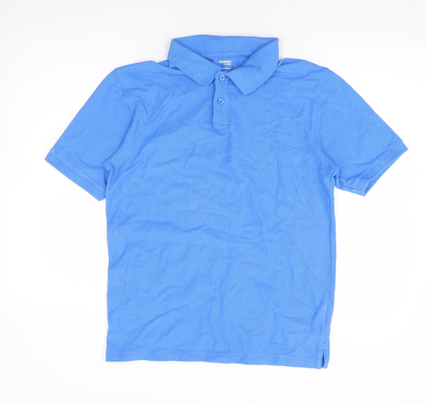 Womens UK Size S Dunnes Stores Blue Basic Polo