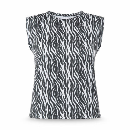 Womens UK Size 14 Boohoo Black Basic Tank