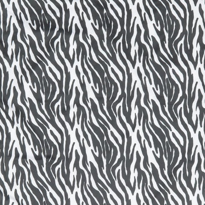 Boohoo Womens Black Animal Print Polyester Basic Tank Size 14 Round Neck - Zebra Print