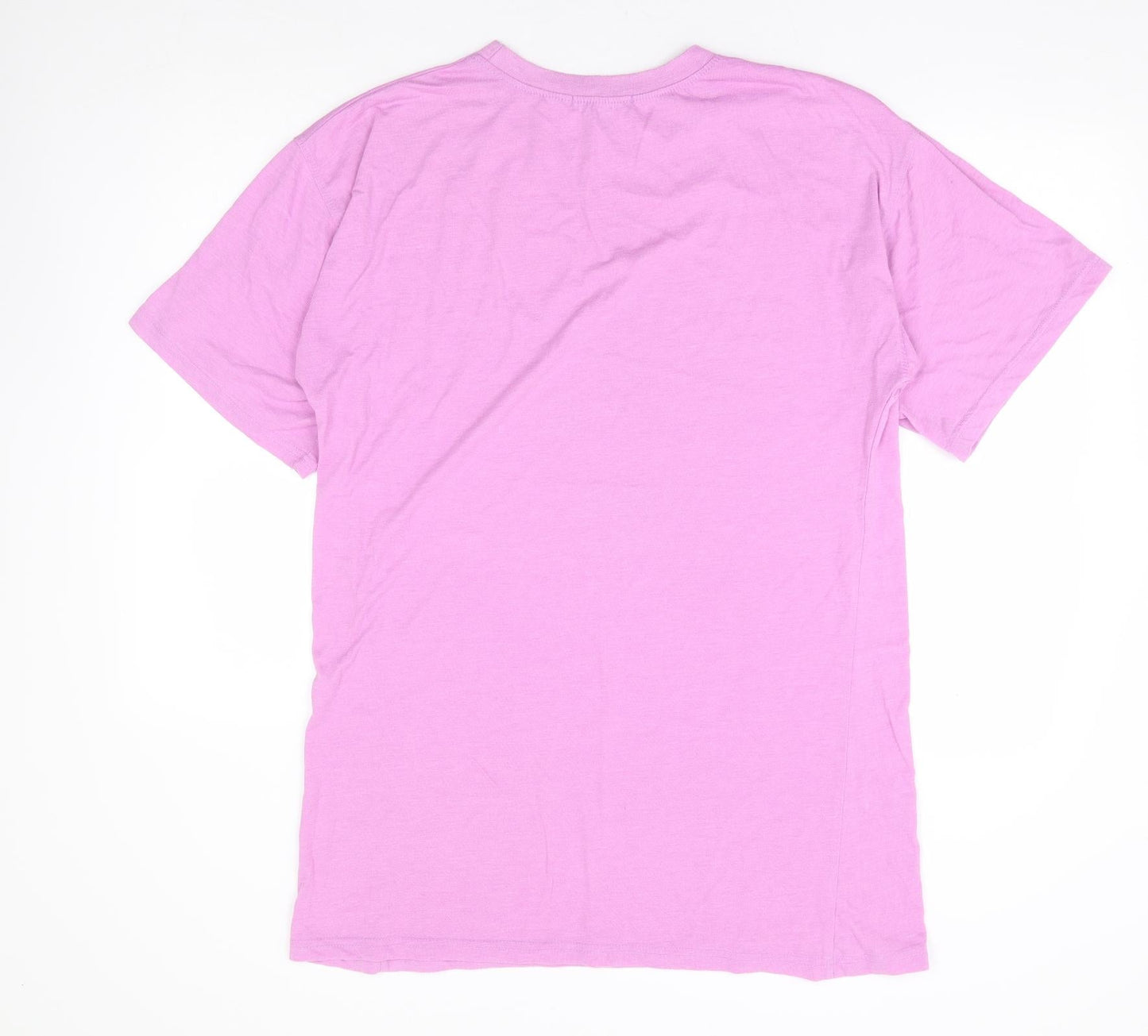 Missguided Womens Purple Polyester T-Shirt Dress Size 8 Crew Neck Pullover - Colorado