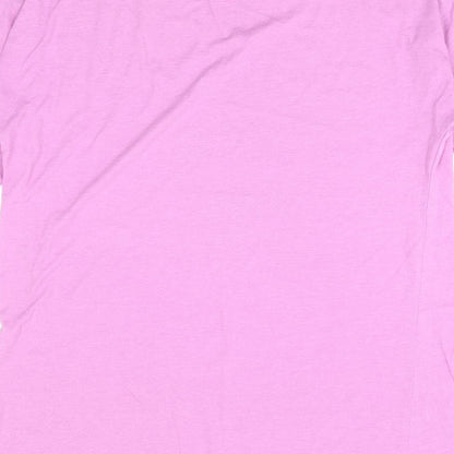 Missguided Womens Purple Polyester T-Shirt Dress Size 8 Crew Neck Pullover - Colorado