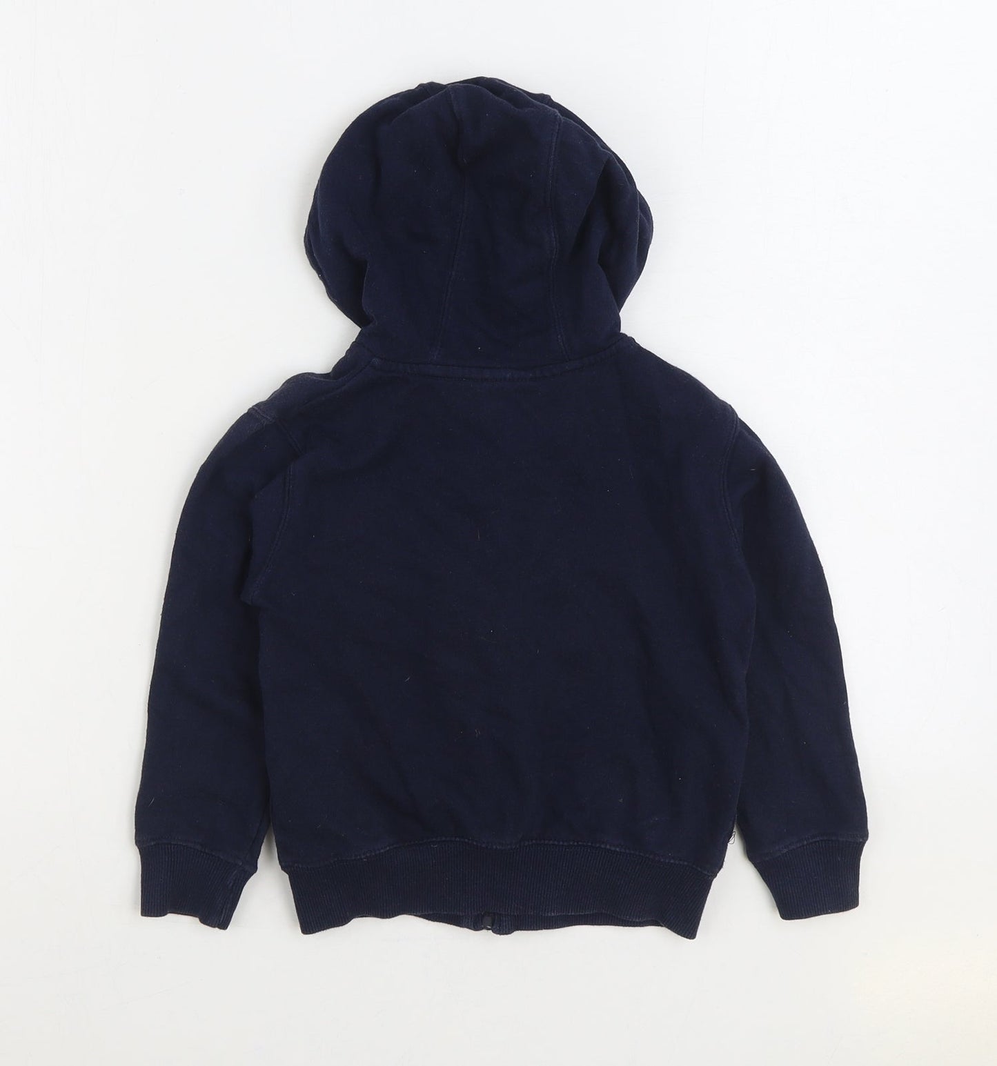 Losan Boys Blue Cotton Full Zip Hoodie Size 4 Years Zip - Denim Brand