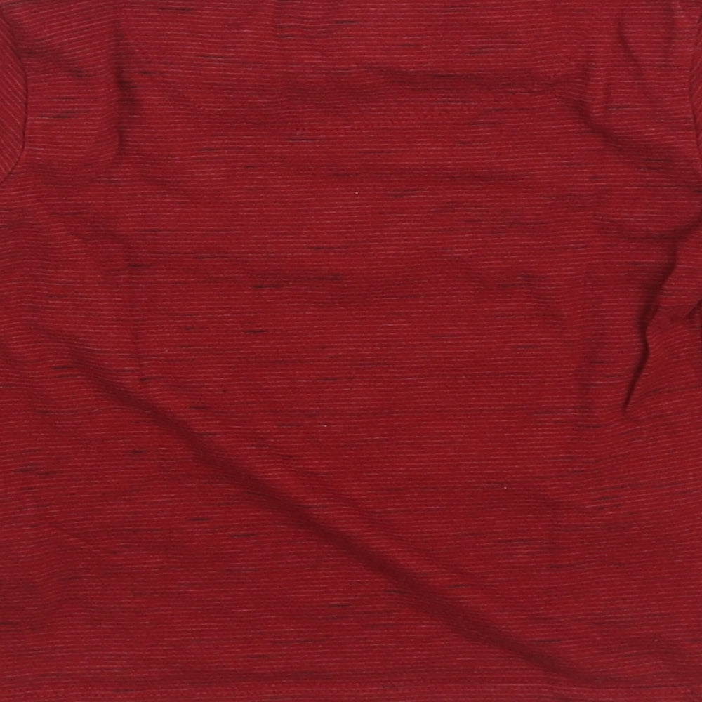 Losan Boys Red Cotton Basic T-Shirt Size 3 Years Round Neck Pullover - Records & Labels
