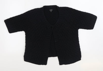 Womens UK Size 12 Savida Black Cardigan Jumper