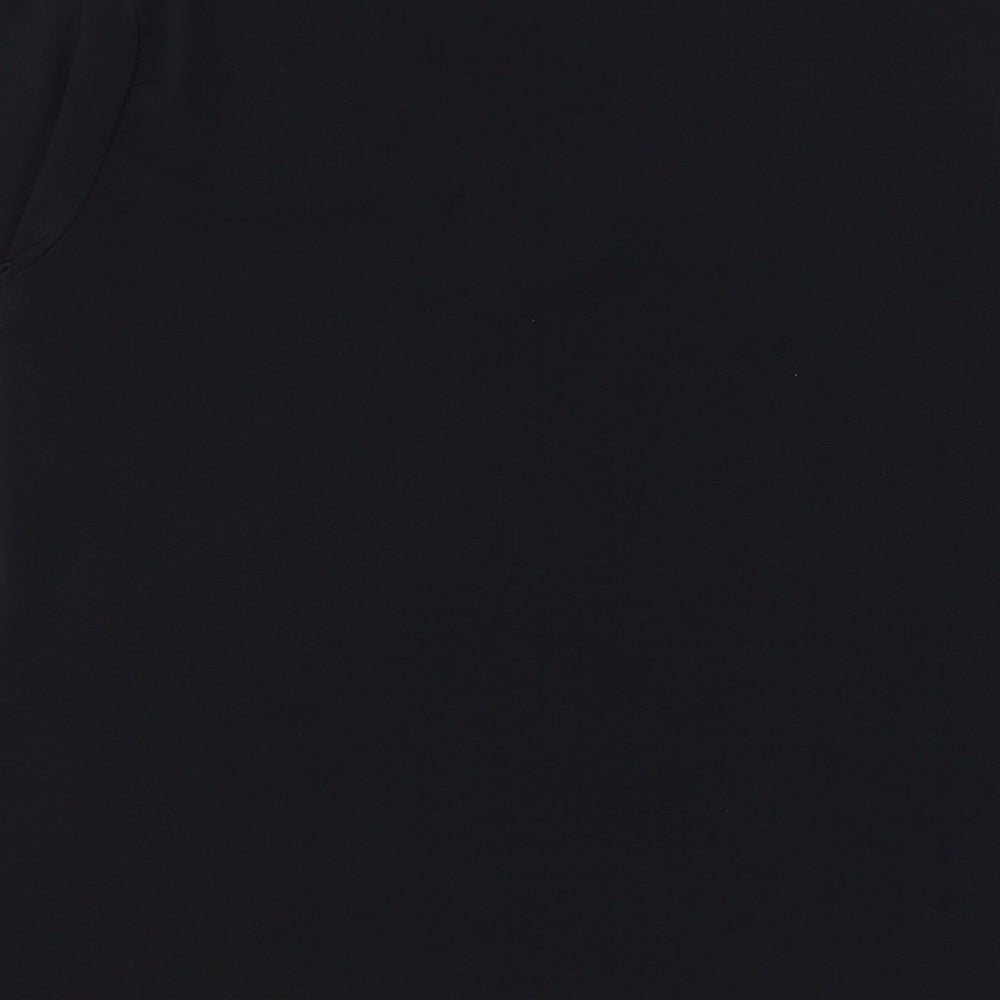Womens UK Size M Preworn Black Basic Blouse