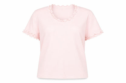 Womens UK Size 18 Emreco Pink Basic T-Shirt