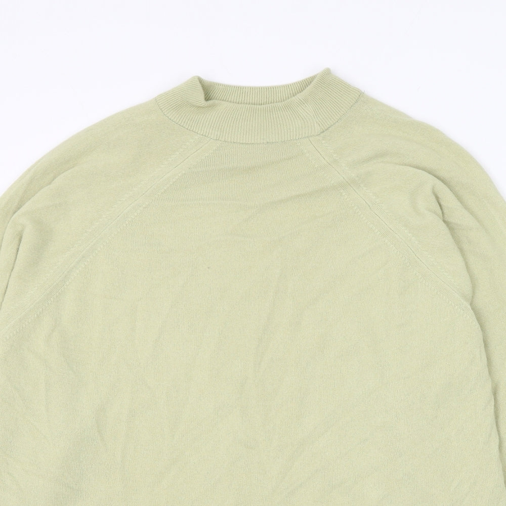 Womens UK Size L Preworn Green Pullover Jumper