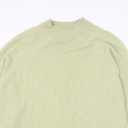 Womens UK Size L Preworn Green Pullover Jumper