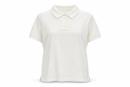 Womens UK Size 12 Damart White Basic Polo