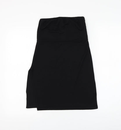 Womens UK Size 10 PRETTYLITTLETHING Black Basic Tank