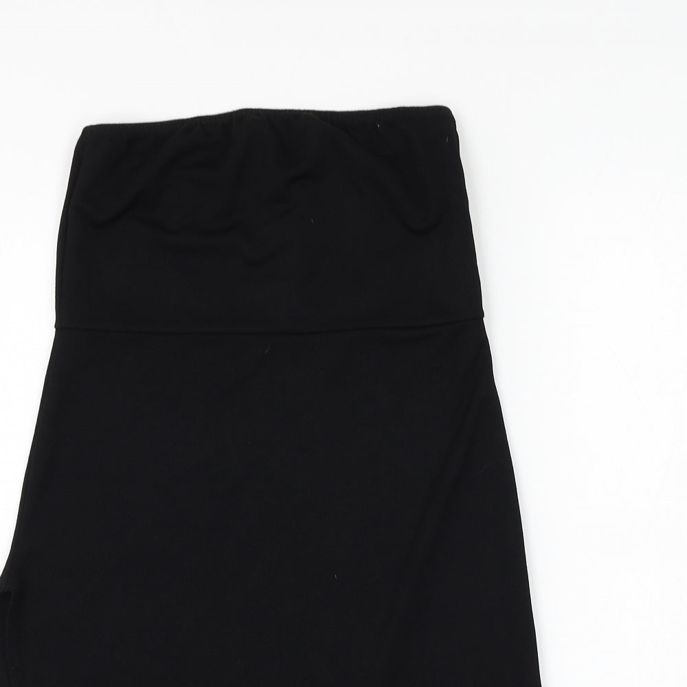 Womens UK Size 10 PRETTYLITTLETHING Black Basic Tank