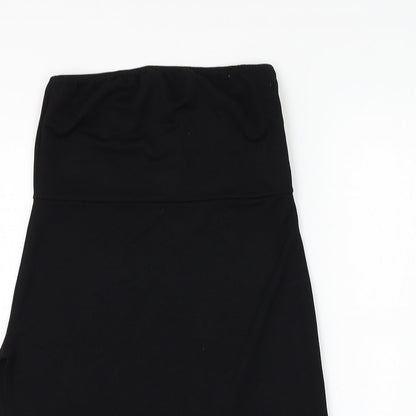 Womens UK Size 10 PRETTYLITTLETHING Black Basic Tank